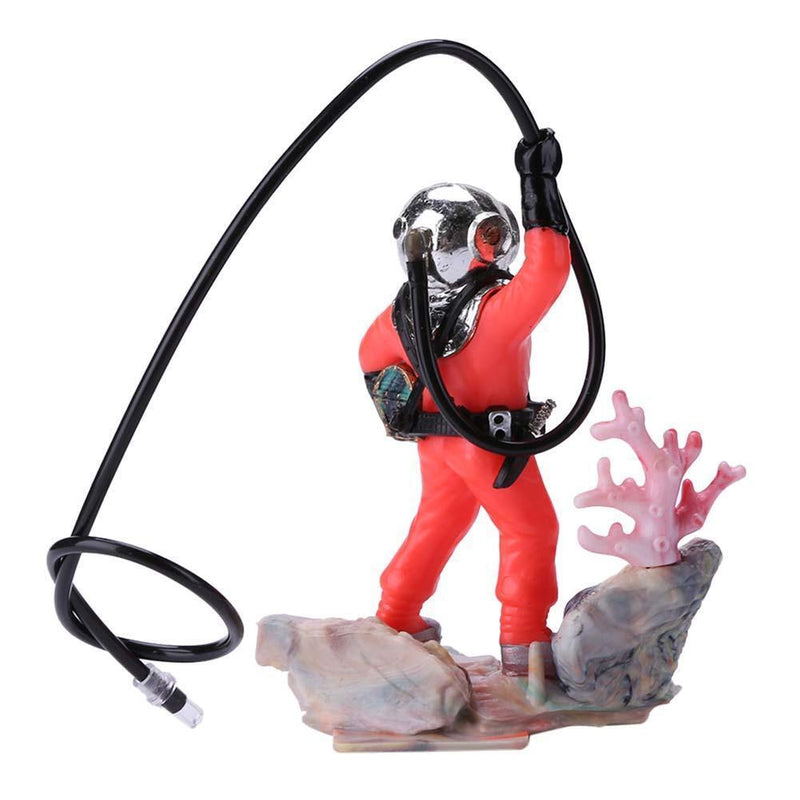 Underwater Animation Landscape Treasure Hunt Diver Pneumatic Decor (Red) Newly