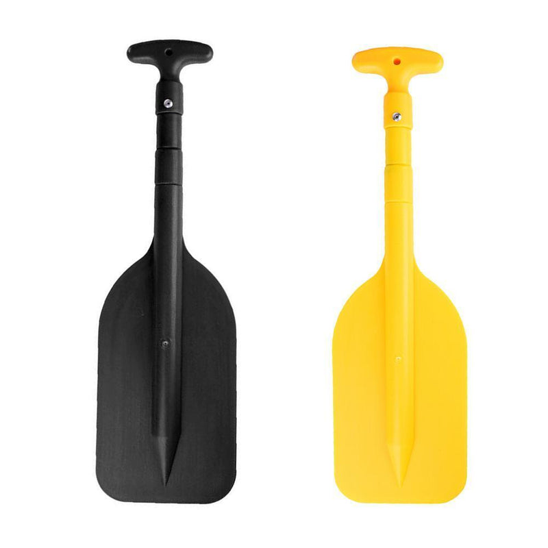 Retractable Portable Telescope Rafting Boat Paddle for Water Sport (Black)