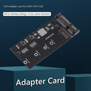 NGFF206 M.2 NGFF SATA SSD to SATA 7+15Pin Adapter Desktop Computer Card (A)