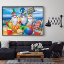 Diamond Painting Beach Goblin Full Round Drill Rhinestone Picture