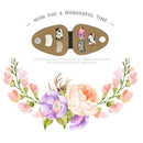 Portable PU Leather Guitar Picks Holder Bag with 6pcs Guitar Picks Guitar Parts