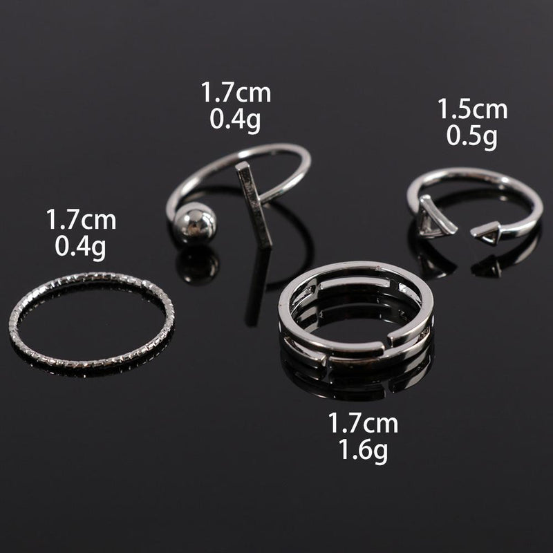 Wedding Engagement Hollow triangle Simplicity Jewelry Open Ring Joint Ring Ring