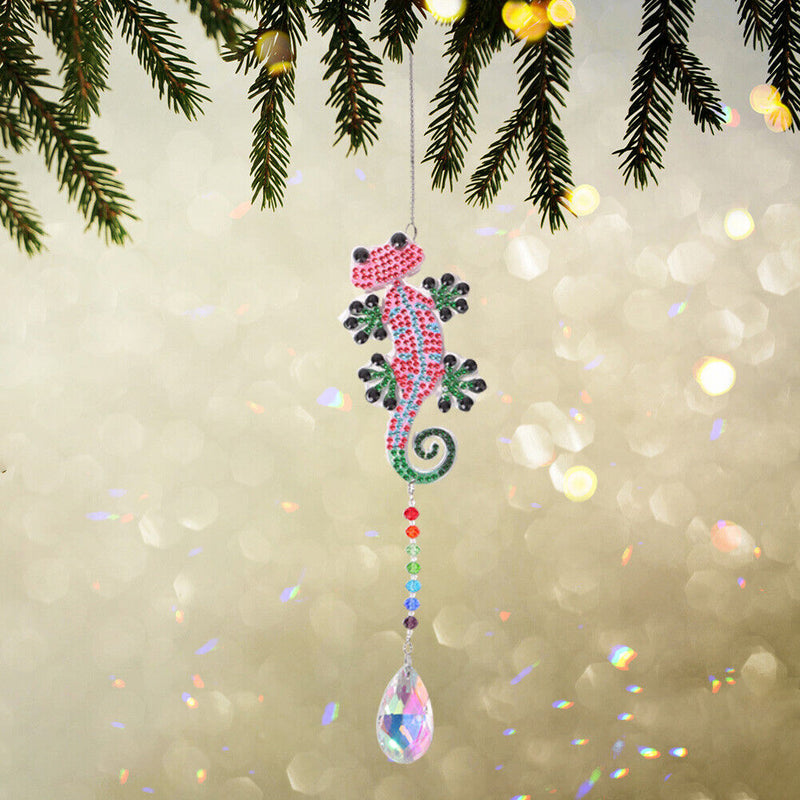 Diamond Painting Wind Chime 5D Crystal Dream Light Catcher Pendant (DZ3040)
