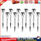 10pcs LED Solar Light Mini Steel Tube Lawn Stake Lamp Garden Decor (White) Newly