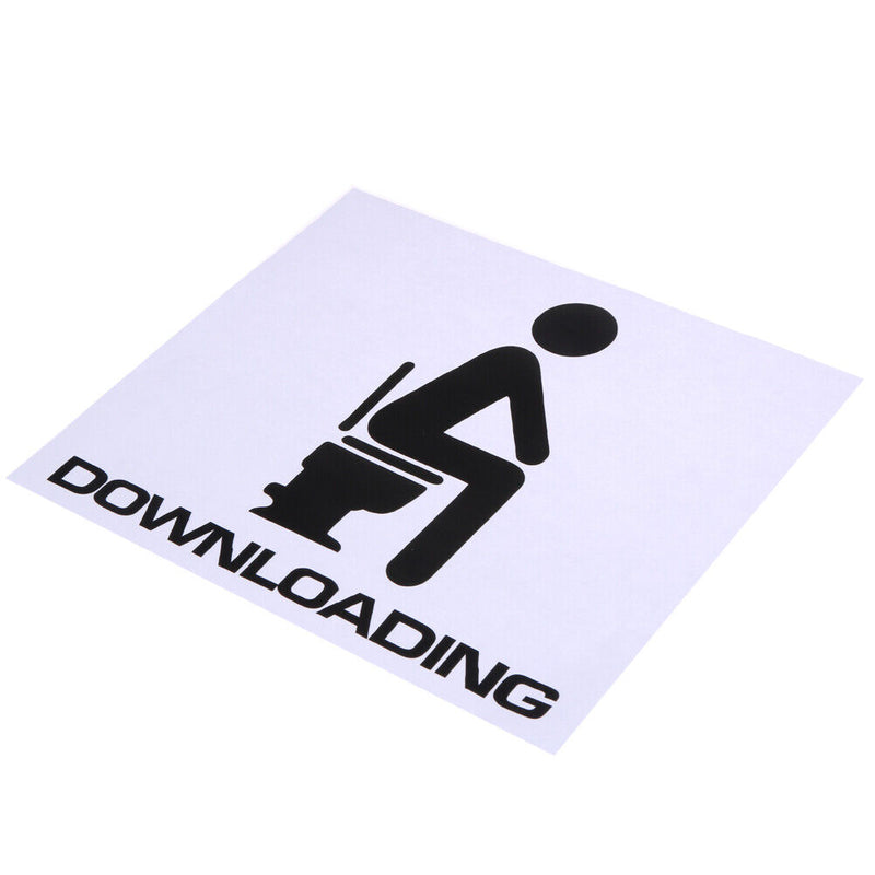 Downloading Toilet Seat Removable Vinyl Bathroom Door Wall Stickers Newly