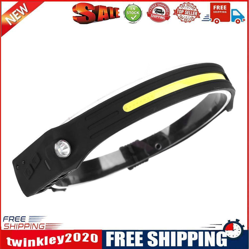 LED Headlamp & Motion Sensor 350 lm 270 Degrees Viewing Angle Head Torch