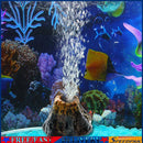 Aquarium Volcano Shape & Air Bubble Stone Oxygen Pump Fish Tank Ornament