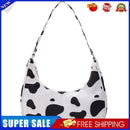 Fashion Women Animal Pattern Printing Underarm Bag Hobos Handbags (Cow)