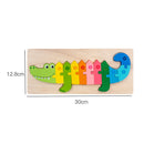 Large Cartoon Animal Buckle Three-Dimensional Puzzle Children Building Bloc