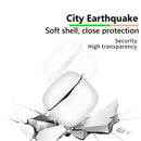 Wireless Earphone Cover for SoundPEATS Air3 Silicone Protector Case (White)