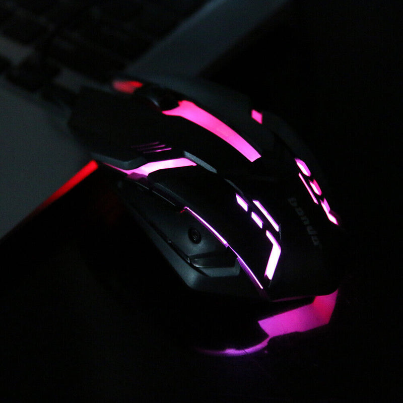 2400 DPI LED Optical 6D USB Wired Gaming Mouse Mini Game Mice For PC Laptop