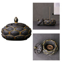 Meditation Ceramics Censer Incense Holder Aromatherapy Furnace Incense Burner
