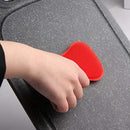 Silicone Dish Washing Brush Pot Pan Kitchen Cleaner Sponge Scrubber (Red) Newly