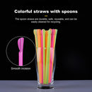 Portable Scoop Straw - Random Colorful Bright for Drinking Spoon & Straw 2
