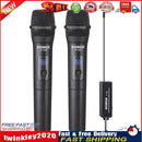 V-102 2pcs Wireless Microphone KTV Player Singing Speech Mic with Receiver Newly