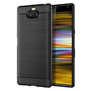 Soft TPU Carbon Fiber Phone Case for Sony XA3 ULTRA Protective Shell Back Cover