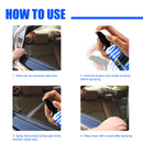 1Pc Car window lubricant track noise reduction car door rubber strip lubricating