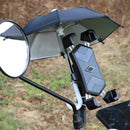 Portable Mini Parasol Bike Mobile Phone Holder Sun Shield Riding Accessories