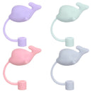 Cartoon Plugs Cover Drinking Dust Cap Silicone Straw Plug Cup Accessories