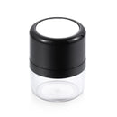 Mushroom Sponge Puff with Mirror Loose Powder Box Travel Powder Case Portable