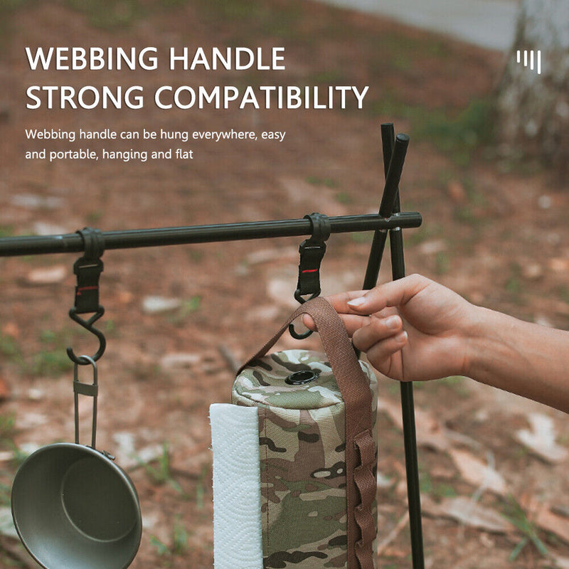 Polyester Camping Paper Box Large Capacity Caliber Paper Cloth Box for Household