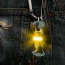 Portable COB Work Light Mini Keychain Flashlight Rechargeable Camping Lights