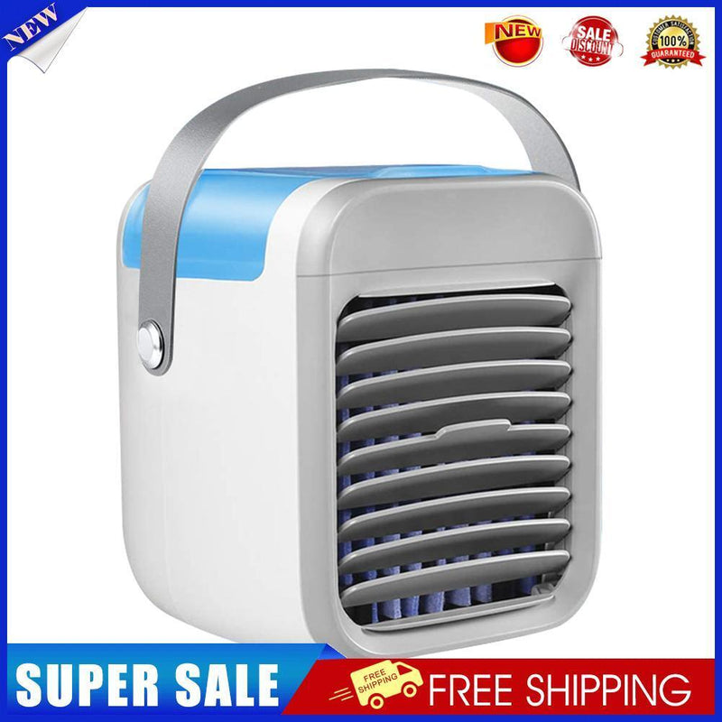 Mini Air Conditioner with Handle Air Cooler Portable 3 Modes USB Charging