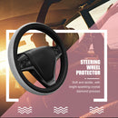 Bling Steering Wheel Cover - Rhinestone Car Wheel Protector with Crystal Diamond