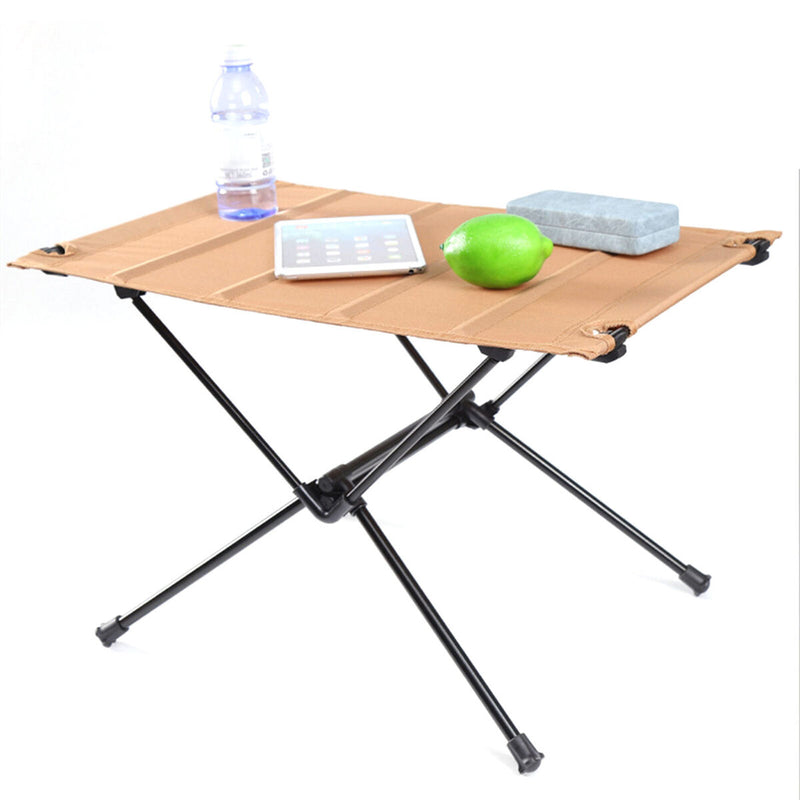 Foldable Camping Table-Aluminum Lightweight Collapsible Table for Fishing Beach