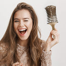 Anti-knotted Women Hair Scalp Massage Comb Plastic Straight Hair Comb Brush T