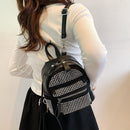Fashion Rhinestone Backpack Women Crystal PU Small Travel Shoulder School Bags