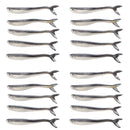 Silicone Gear 8cm/2g Worms Fish Lure Jig Head Maggot Fishing Bait Soft Shrimp