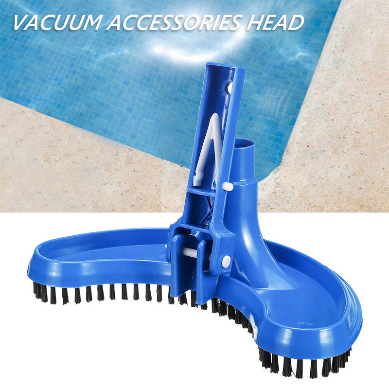 Swimming Pool Suction Vacuum Head Half Moon Flexible Curved Brush Cleaner Newly