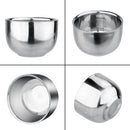 Double Layer Soap Cup Heat Insulation Smooth Shaving Mug Bowl (120ML) Newly