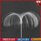 2pcs LED Solar Fiber Optic Light Colorful for Outdoor Ground Plug Decor #F