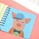 DIY Diamond Painting Animals Shape Drawing Manual Knowledge Card Kids Puzzl
