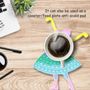Anti-Stress Dancer Push Bubble Decompression Multifunctional Board Cup Mat Newly