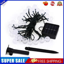 Solar Bulb Fairy String Light Outdoor Patio Garden Party Decor (5m 20LED)