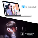 Dreamitpossible V8 Audio USB Headset Microphone Headphones Webcast Streamer Live So