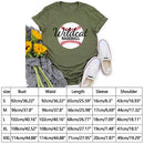 Independence Day Print Baseball Letter Tea T-Shirt (Army Green M)