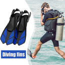Diving Swimming Fins Adults Water Sport Training Foot Flippers (Blue L/XL) Newly