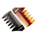 Styling Hairdressing  Tool Durable Wide Teeth Hair Brush Fork Comb Barber Shop