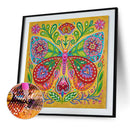 DIY Diamond Painted Butterfly Partial Special Rhinestone Set