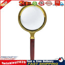 80mm Handheld 10X Magnifier Magnifying Glass Loupe for Reading Jewelry Newly