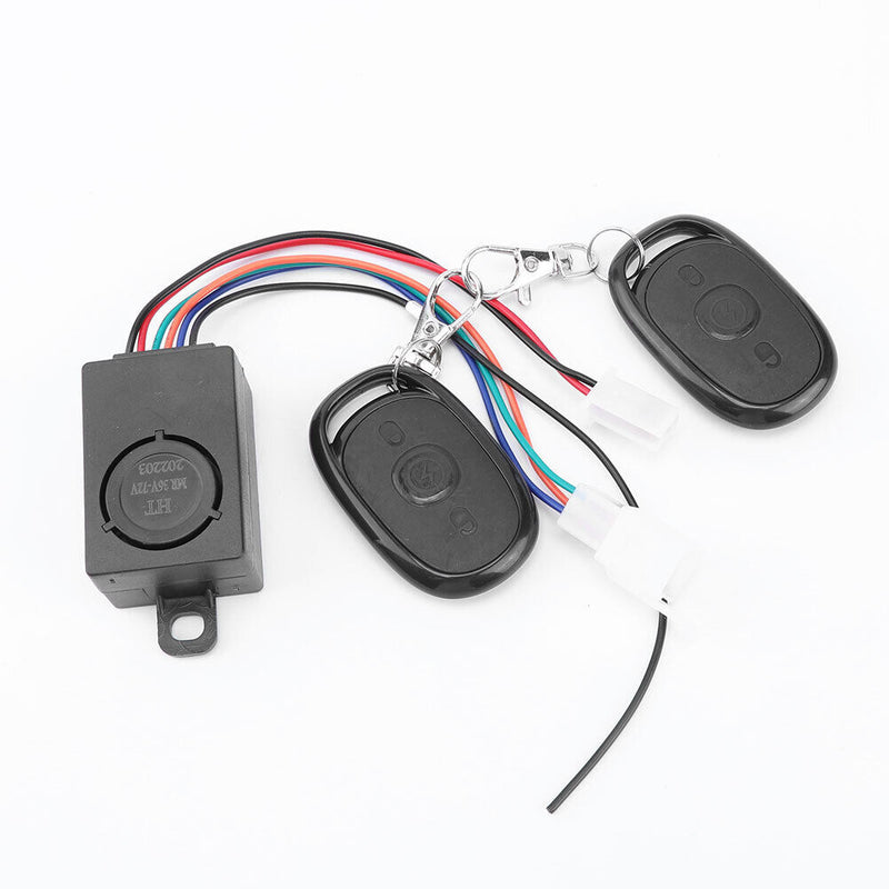 125dB E-bike Alarm Scooter Security Anti Lost Remote Control Alert (A)
