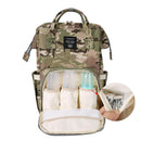 Waterproof Mummy Diaper Bags Backpack Large Capacity Baby Care (Light Camo)