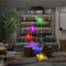 Waterproof Wind Chime Solar Power Lamp Color Changing Dragonfly Pendant Lig