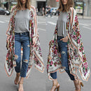 Women Bohemia Asymmetric Beach Loose Outerwear Bikini Cover Up Fashion Cardigan