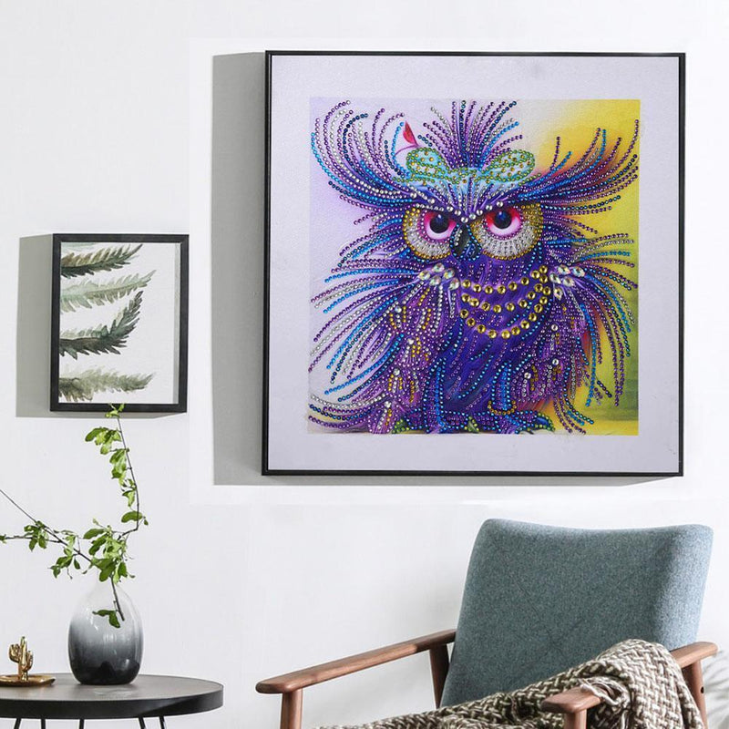 5D DIY Special Shaped Diamond Painting Bird Animal Cross Stitch Embroidery Newly
