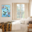 Bird Hold Flower Diamond Painting Kits Full Round Drill Home Wall Decor